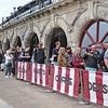Thousands of people queue around the block from outside Harry Ramsden's for fish and chips after it offers classic dish for just 7 PENCE