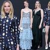 Sophie Turner puts on a very leggy display in a navy co-ord set as she joins elegant Emma Stone, Saoirse Ronan and Cate Blanchett at the Louis Vuitton Cruise 2026 photocall