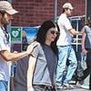 Lorde pictured with her new man at a London airport after they debut their relationship at Glastonbury - as his ex takes a savage swipe at couple