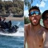 Voetballers op vakantie | Mohamed Ihattaren op jetski in Marokko, Santiago Giménez met vrouw op Hawaï