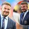 Sir David Beckham is seen beaming after finally getting his knighthood as he watches his team Inter Miami play during the FIFA Club World Cup