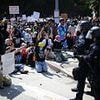 LA protests live updates: LAPD authorizes use of 'less lethal munitions' as Highway 101 is blocked