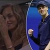 Mick Schumacher's model ex jets in to New York to watch Jannik Sinner's US Open final semi-final win - after Sports Illustrated model Brooks Nader had hinted SHE was dating him too