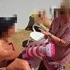 Let the sunbed wars begin! Moment two furious British women row over poolside lounger with one screaming 'you picked on the wrong person' at three-star Lanzarote hotel