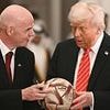 Gianni Infantino sparks fury among FIFA members as they WALK OUT of key meeting after he turned up three hours late following visit with Donald Trump