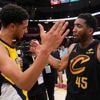 Gilgeous-Alexander, Jokic, Antetokounmpo, Tatum, Mitchell All-NBA 1st team. LeBron, 40, is 2nd team