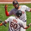 Dominic Smith hits go-ahead double in 9th as Giants rally for 4-2 win over Pirates