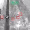 Moment Ukrainian forces wipe out Russian platoon on front line as drone footage shows personnel carrier destroyed and soldiers picked off - after Putin secured biggest 24-hour gains for a YEAR