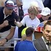 Internet sleuths reveal millionaire CEO is 'jerk' tennis fan who snatched US Open star's hat away from child