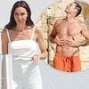 Christine Lampard looks summer chic in all white as she joins shirtless husband Frank soaking up the sun on holiday in the south of France