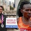 Fastest women's marathon runner provisionally SUSPENDED after testing positive for banned substance - having beat previous world record time by TWO MINUTES