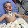Sweet boy, 8, breaks silence after callous driver mowed him down: 'It hurts so much'