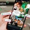 WhatsApp lässt Nutzer sich bei der temporären Statusmeldung kreativ austoben