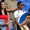 Jude Bellingham's girlfriend Ashlyn Castro and his mum spotted in the stands at England match - one week after influencer's social media return