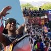 KIJK. Yamal? Die viert met een... lolly: Barcelona-spelers trekken met open bus door de stad tijdens uitzinnige titelparade