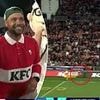 See why KFC has been slammed for holding an 'impossible' fan challenge at a footy match