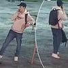 Moment prolific bag thief, 36, sneakily steals a bag from busy London bar