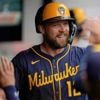 Rhys Hoskins has four hits, drives in five runs for Brewers in 9-5 victory over Guardians