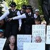 Police arrest more protesters for supporting banned Palestine Action after seizing 29 people including 83-year-old priest last week