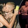 Hailey Bieber kisses shirtless husband Justin during boozy party after he exposed marriage woes on new album