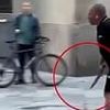 Horror as knife-wielding man storms through Barcelona with massive weapon as tourists and locals flee