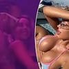 Lewis Hamilton spotted cosying up to Russian model in Monaco nightclub - months after she denied relationships with TWO Premier League flops