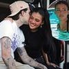 Nicola Peltz packs on the PDA with husband Brooklyn Beckham as her ever-present spouse joins her on set for her role as a bikini-clad influencer who stirs up family drama