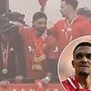 Trent Alexander-Arnold breaks down in tears during Liverpool's trophy parade... and is consoled by Mohamed Salah as he waves a final farewell to Reds fans after controversial exit