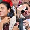 Emma Raducanu shows Leonardo DiCaprio how it's done! British star keeps cool on sweltering Centre Court - but misses rumoured love-interest Carlos Alcaraz's semi-final win