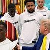 Baffled Juventus players hit out at 'weird' White House meeting with Donald Trump after president launched tirade on trans athletes and Iran