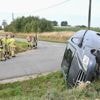 Man zwaargewond na stevige botsing op kruispunt waar maïs het zicht belemmert in Poperinge