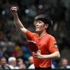 Tischtennis-Premiere in Europa: Grand Smash: Dang Qiu gewinnt deutsches Tischtennis-Duell