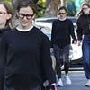 Violet Affleck towers over mom Jennifer Garner while enjoying bonding time on break from Yale