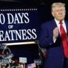Trump celebrates 100 days in office by touting record and blasting foes