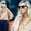 Kirsten Dunst puffs on cigarette in LA after admitting she wants to make a movie where she doesn't 'lose money'