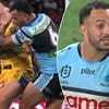 Why halfback rivals Mitchell Moses and Braydon Trindall don't like one another - as Sharks star has the last laugh at Magic Round