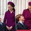 Britain's favourite double act strikes again! Prince Louis and Kate delight royal fans at VE Day celebrations as she giggles at his cheeky antics (but she's soon forced to get stern with him!)