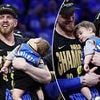 Thunder star Isaiah Hartenstein's young son goes viral for sleeping through wild NBA Finals celebration