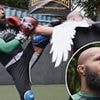 UFC legend drops YouTube fighter with BRUTAL head kick after becoming enraged by opponent taunting him