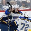 Connor’s late goal fuels Jets to 5-3 win over Blues in playoff opener