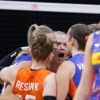 Volleybalsters laten mondiale nummer 54 Egypte kansloos in tweede WK-wedstrijd