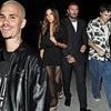 Romeo Beckham cuts a trendy figure in a black leather jacket as he rings in his 23rd birthday with family at lavish London venue - but there is once again no Brooklyn