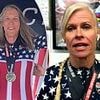 Female cyclist who refused to share podium with 'hidden' trans rival defends protest that left crowd stunned