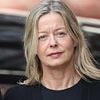 Duchess of Kent's daughter Lady Helen Taylor walks arm-in-arm with her father as they attend her late mother's vigil