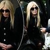 Donatella Versace, 70, cuts a somber figure as she joins mourners to pay tribute to Giorgio Armani as he lies in state following his death aged 91