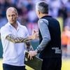 Danny Buijs vol woede en onbegrip na uitsluiten Fortuna van Europese play-offs: ‘Heel erg om te horen’