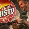 TALK OF THE TOWN: Becks may have splashed out on a lavish birthday dinner - but when it comes to gravy, he's a Bisto kid at heart