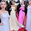 Scarlett Johansson looks elegant in a strapless baby blue gown she joins glamorous Eva Herzigova, Elsa Hosk and Toni Garrn at Cannes Film Festival's A Private Life premiere