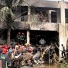 Un avion de l'armée s'écrase sur une école au Bangladesh et fait au moins 16 morts et 100 blessés