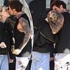 JoJo Siwa's heartbroken ex Kath Ebbs seeks comfort in the arms of a friend as they share a kiss after returning to Australia following their brutal split at Celebrity Big Brother afterparty
